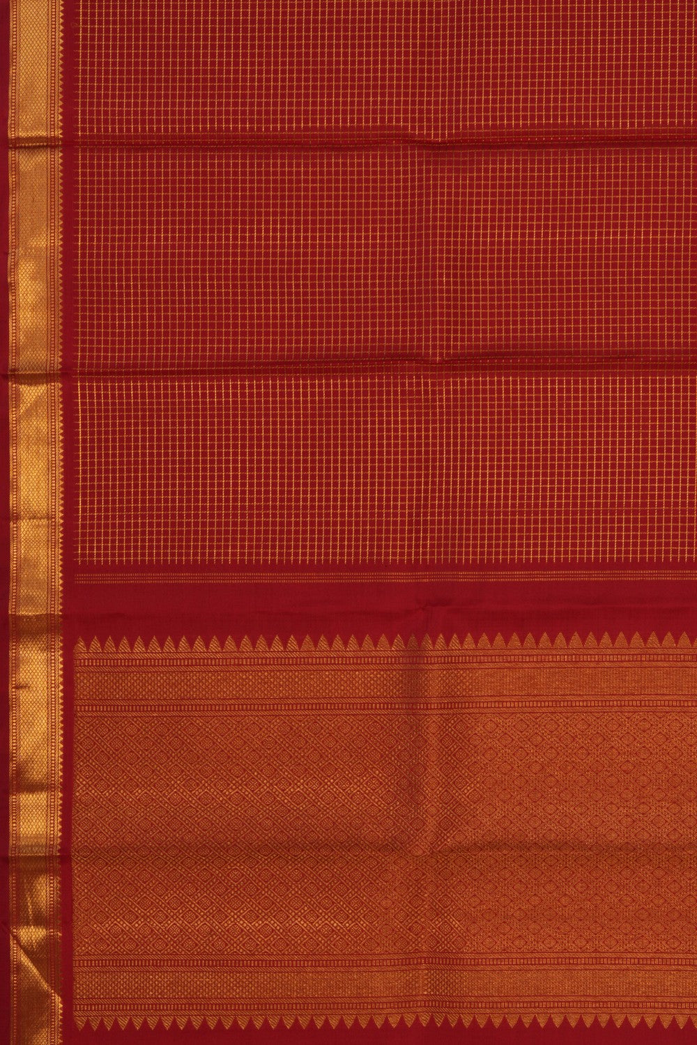 Image of Kanchipattu Red Dupatta
